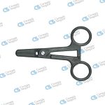 Tube Occluding clamp single use black