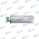 Green system laryngoscope handle stainless steel stubby