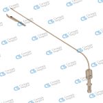 Injection Needle angular with finger plate and cutoff hole