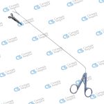 Spoon shaped forceps, round, for biopsy