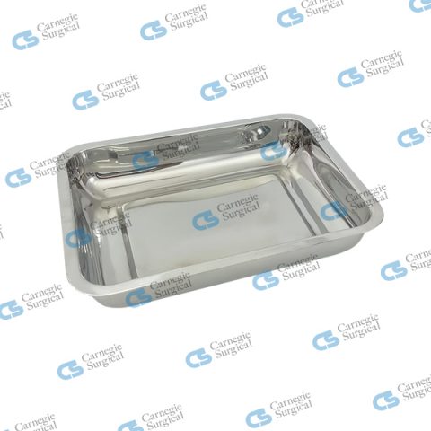 Instruments tray without lid