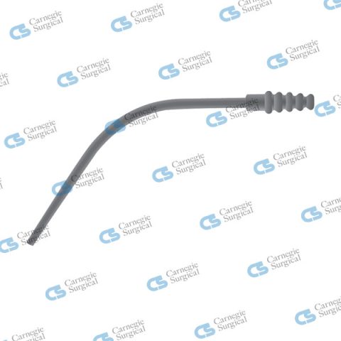 Suction tube curved