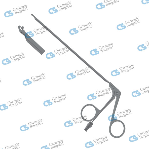 Spoon forceps with suction channel Spoon forceps with suction channel