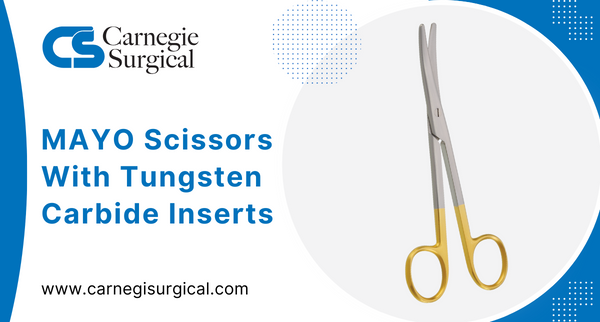 MAYO Scissors with Tungsten Carbide Inserts