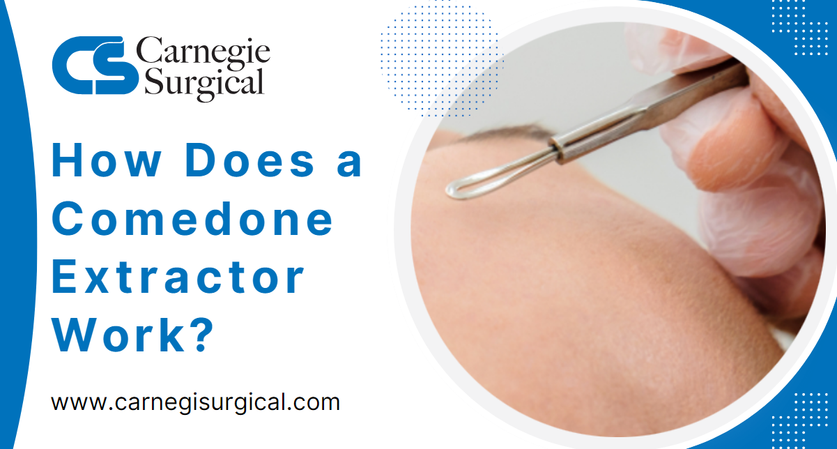 Comedone Extractor Work Process