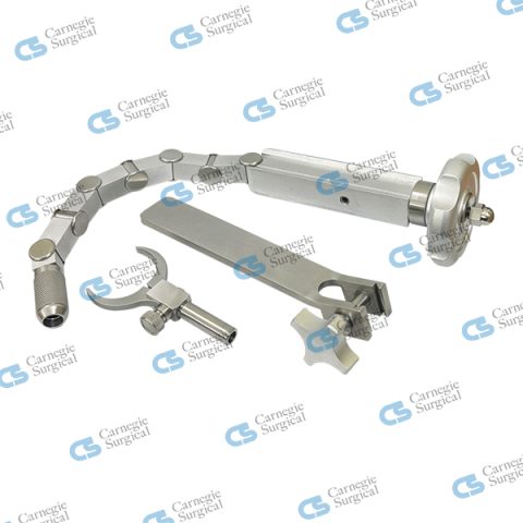 Complete set of universal ear speculum holder