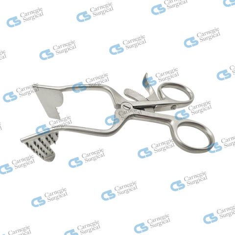 PLESTER Self-Retaining Retractor, with spikes
