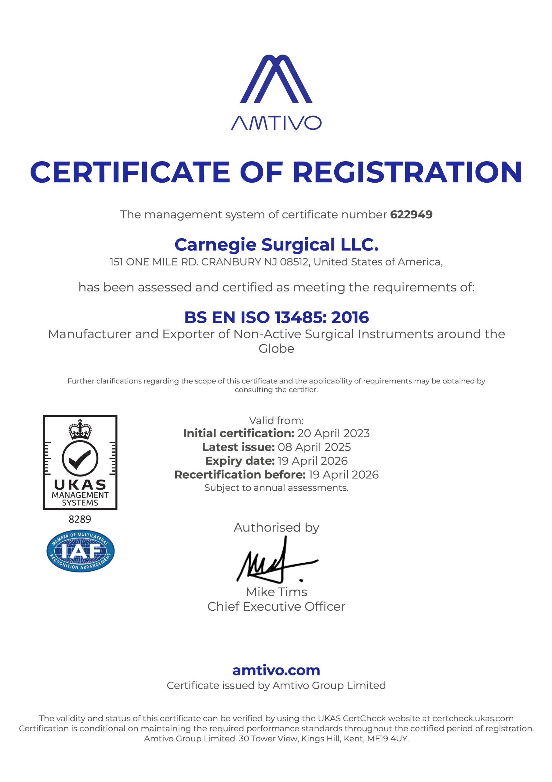 ISO 13485:2016